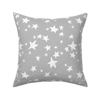 stars // slate grey stars fabric star design baby nursery fabric andrea lauren