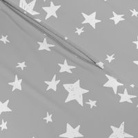 stars // slate grey stars fabric star design baby nursery fabric andrea lauren