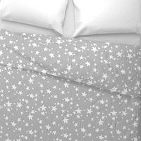 stars // slate grey stars fabric star design baby nursery fabric andrea lauren