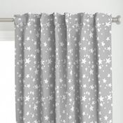 stars // slate grey stars fabric star design baby nursery fabric andrea lauren