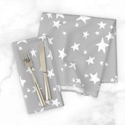 stars // slate grey stars fabric star design baby nursery fabric andrea lauren