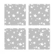 stars // slate grey stars fabric star design baby nursery fabric andrea lauren