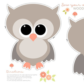 Sew your own baby owl