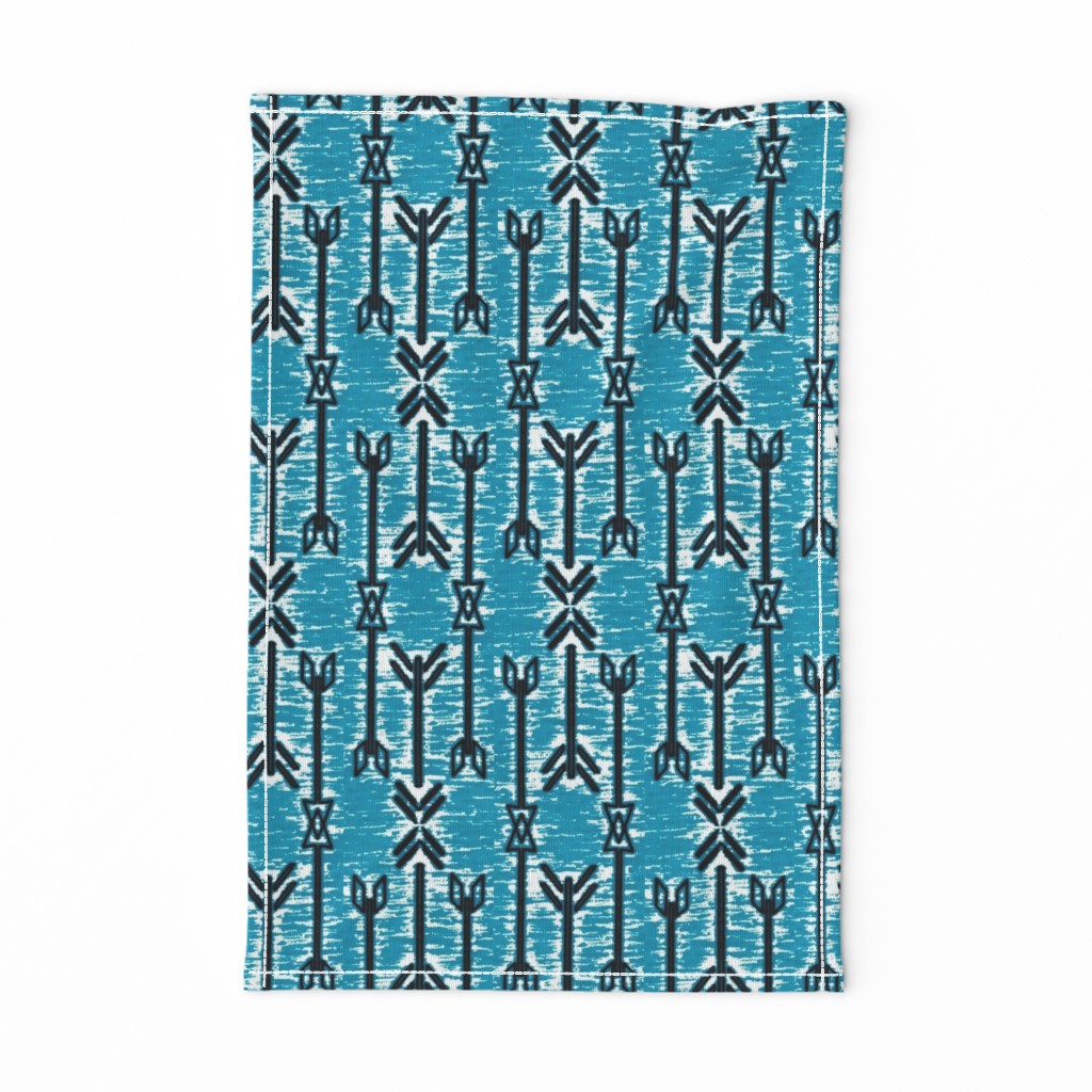 Aztec Arrows Skye Blue