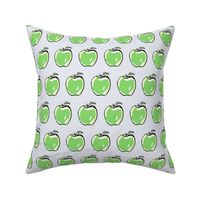 Green Apples on Cool Grey 