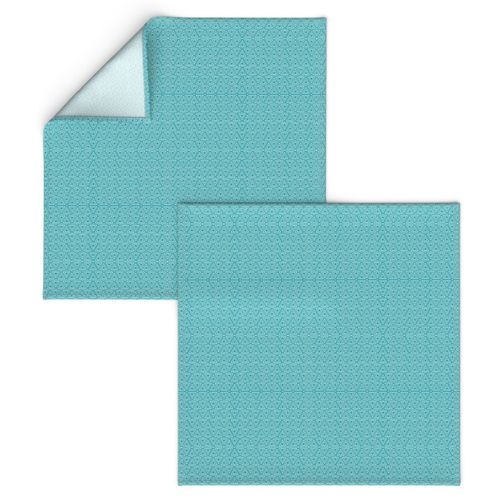 Layered triangles in teal ocean blue