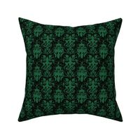 Skull & Tentacle in Dark Green halfsize