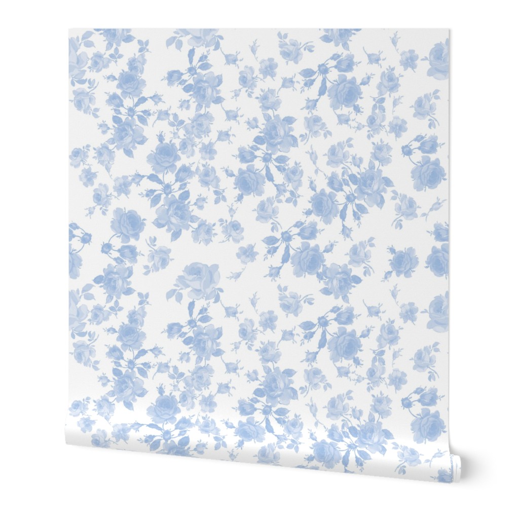 Saint Colette June Roses faded blueberry