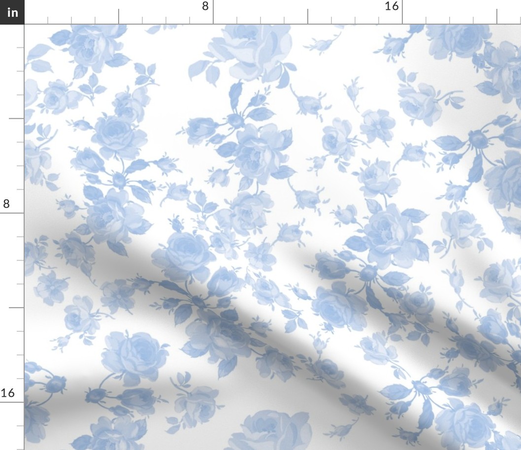 Saint Colette June Roses faded blueberry