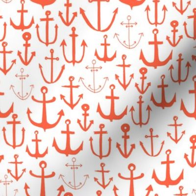 anchor // anchors coral anchor nautical fabric cute andrea lauren fabric