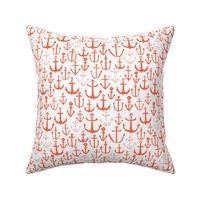 anchor // anchors coral anchor nautical fabric cute andrea lauren fabric