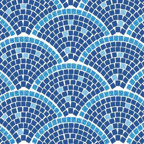 Mosaic Arch: Blue