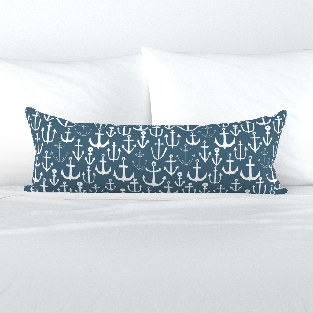 anchors // anchor fabric blue grey fabric anchor nautical design anchors fabric baby nursery blue nautical anchors