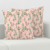 anchor // pink and green anchors nautical design nautical fabrics andrea lauren andrea lauren fabric