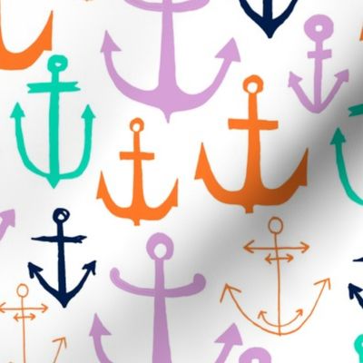 anchor // anchors nautical fabric baby fabric anchor nautical fabric andrea lauren fabric