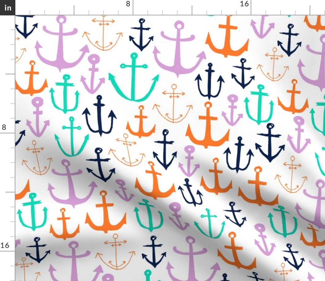 anchor // anchors nautical fabric baby fabric anchor nautical fabric andrea lauren fabric