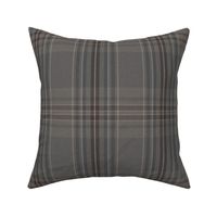 New Ancient Plaid 2 in weathered grey, 6" x 7.55"