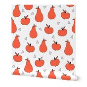 apples and pears // red apple teacher cute school autumn fall orchards 
