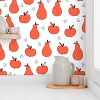 apples and pears // red apple teacher cute school autumn fall orchards 