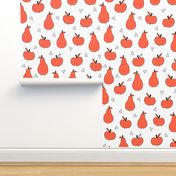 apples and pears // red apple teacher cute school autumn fall orchards 