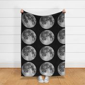 16" B&W moon yardage