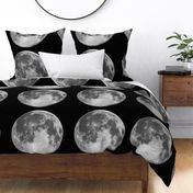 16" B&W moon yardage