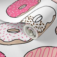 donut // pink pastel cute donuts doughnuts sweets bakery coffee tea food sweet design