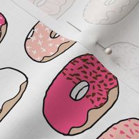 donut // pink pastel cute donuts doughnuts sweets bakery coffee tea food sweet design