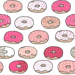 donut // pink pastel cute donuts doughnuts sweets bakery coffee tea food sweet design