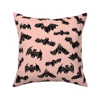 bat // halloween pink pastel pink bats kids nursery baby sweet pink spooky halloween