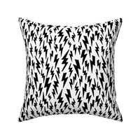 lightning bolt // bw lightning fabric bolts fabric black and white bolt design andrea lauren fabric nursery halloweens fabric