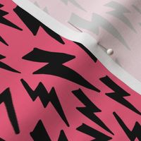 lightning bolt // pink bolt fabric lightning bolts fabric comic book pink 80s fabric andrea lauren design