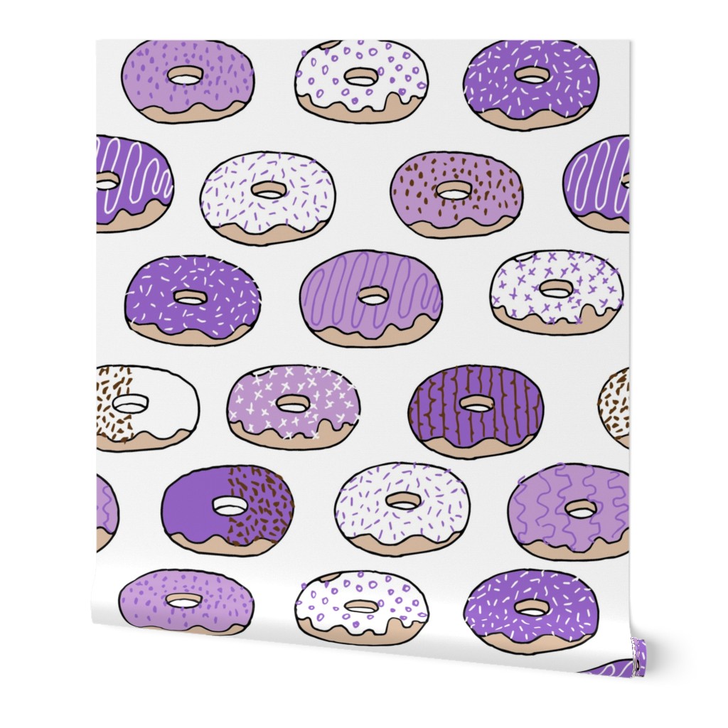 donut // pastel purple doughnuts donuts cute bakery girls sweets