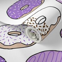 donut // pastel purple doughnuts donuts cute bakery girls sweets