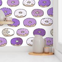 donut // pastel purple doughnuts donuts cute bakery girls sweets