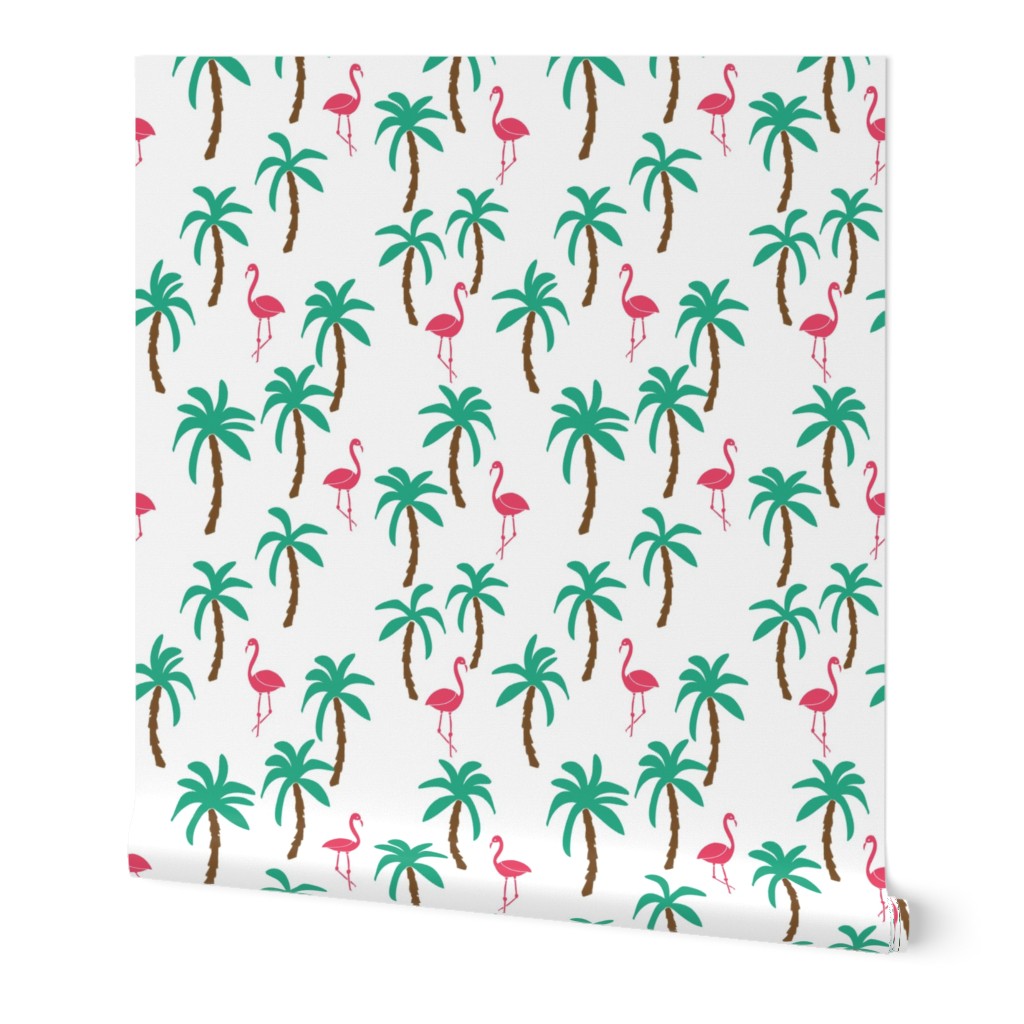 palm tree // trees flamingo flamingos tropical summer cute palm trees 
