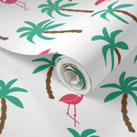 palm tree // trees flamingo flamingos tropical summer cute palm trees 