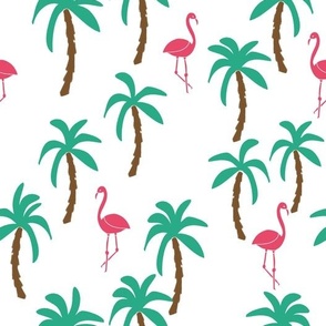 palm tree // trees flamingo flamingos tropical summer cute palm trees 