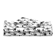 palm tree // black and white palms palm trees palm print flamingo bird summer kids monochrome