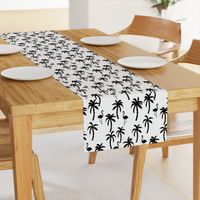 palm tree // black and white palms palm trees palm print flamingo bird summer kids monochrome