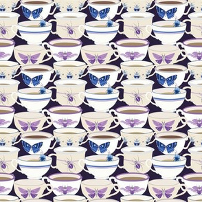 Bugs & Teacups - Purples and Blues - Small