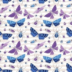 The Bug Invasion - Purple and Blues - Small
