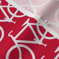 bicycle symbol red and white