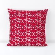 bicycle symbol red and white