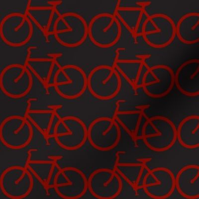 medium bicycle symbol red & black