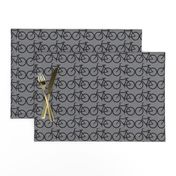 medium bicycle symbol black and gray