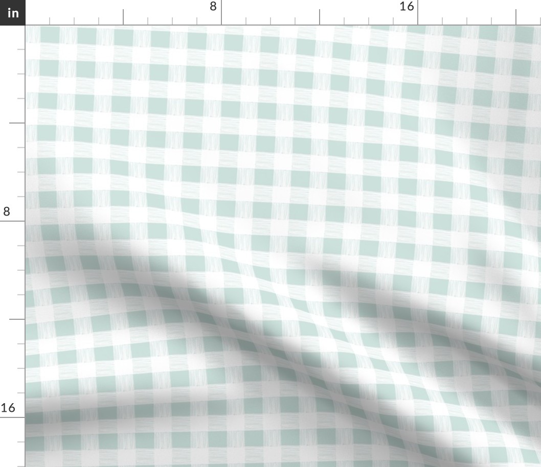 buffalo check - pale blue - large scale