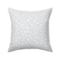 large scale dots - grey