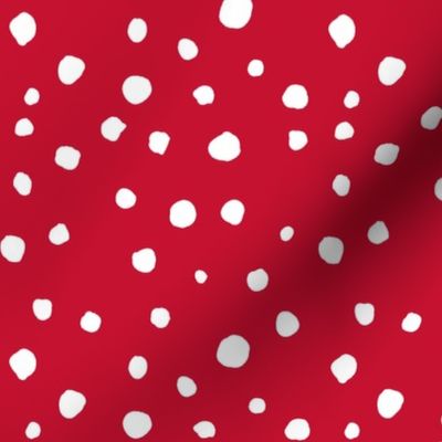 large scale dots - red