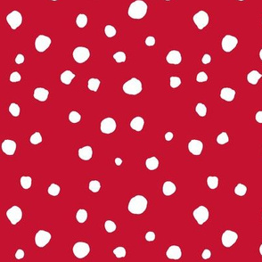 large scale dots - red